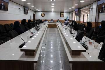 مراسم بزرگداشت روز بهورز با حضور دکتر دانائی رئیس دانشگاه 